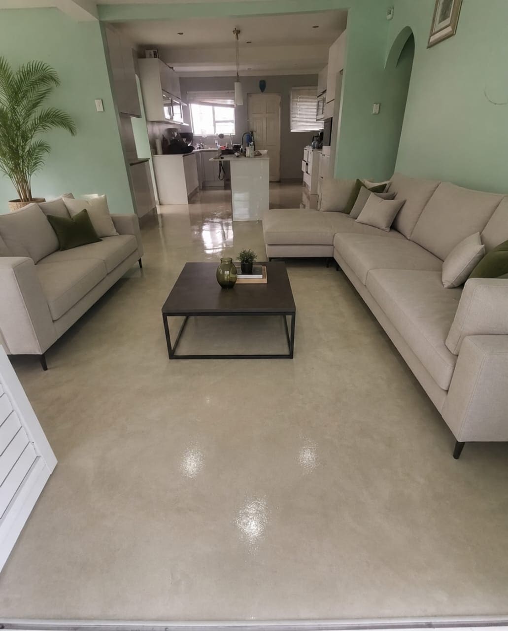 Completed flooring project by Cape Flooring  Screed